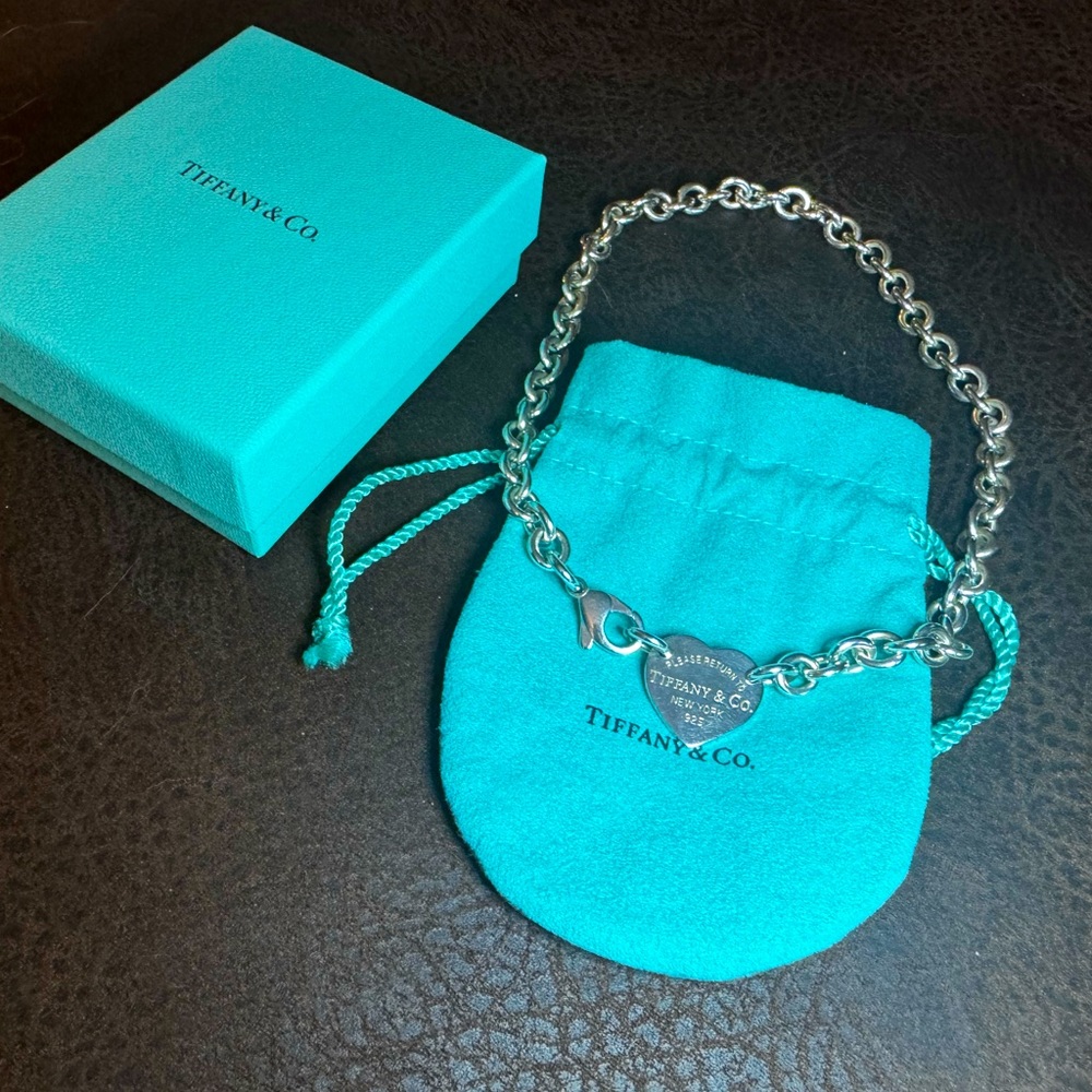 Return to Tiffany heart sterling silver necklace